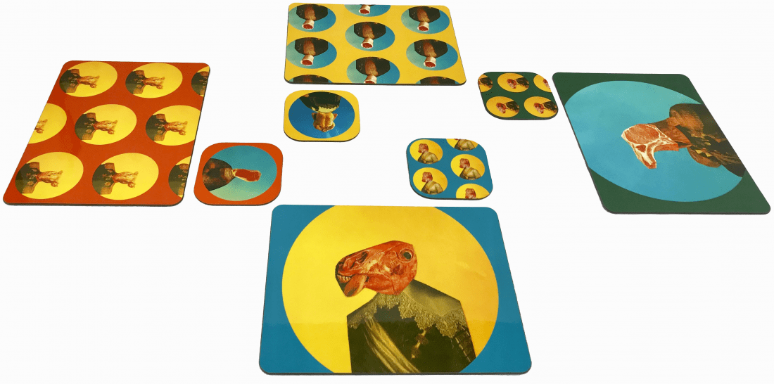 Meat Head Placemats and Coasters