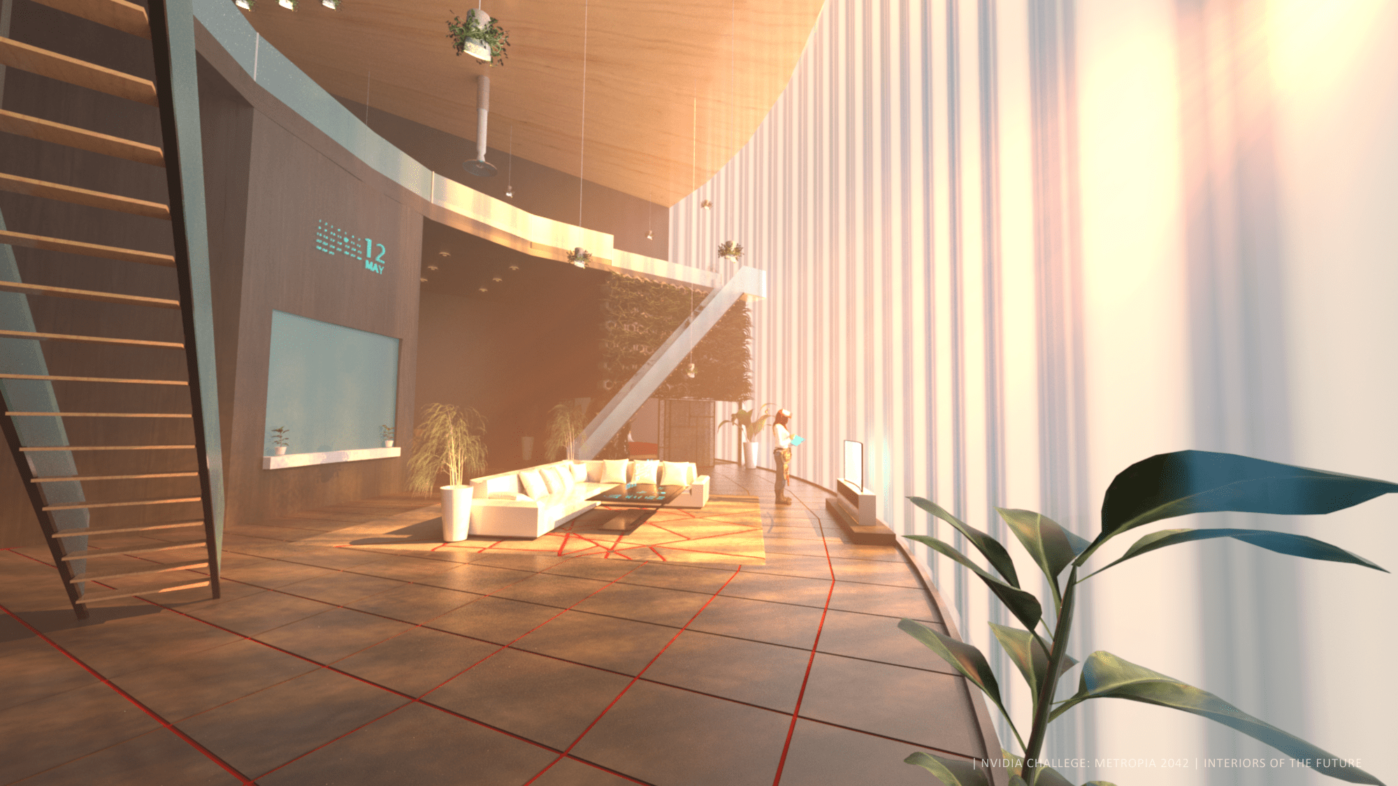 Nvidia Challenge: Metropia 2042 - Interiors of the Future