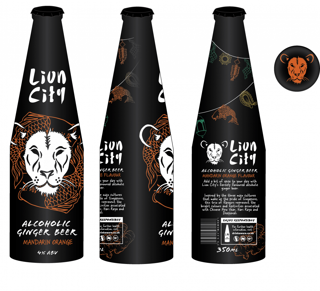 Lion City Ginger Beer 360 View