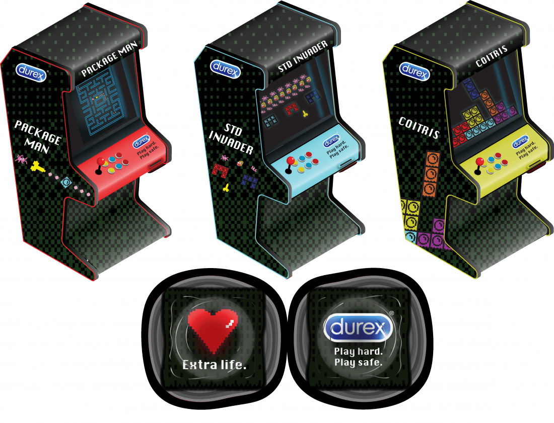 Durex Condom Arcade Games and Prizes