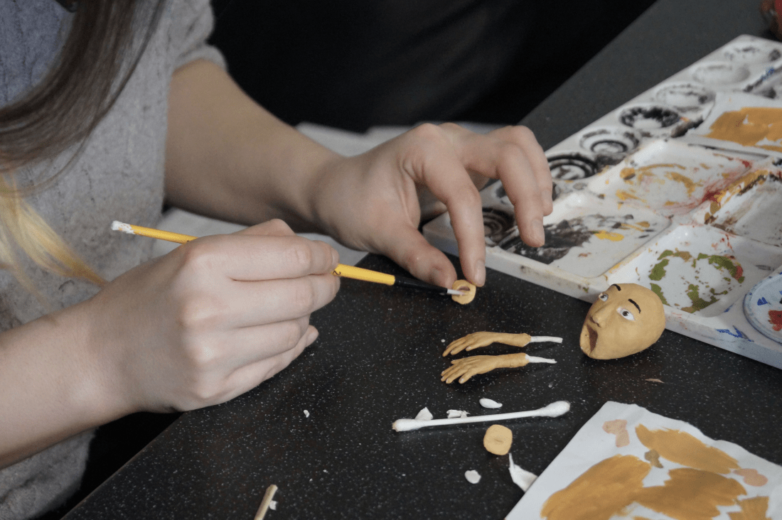 Painting our Puppet.