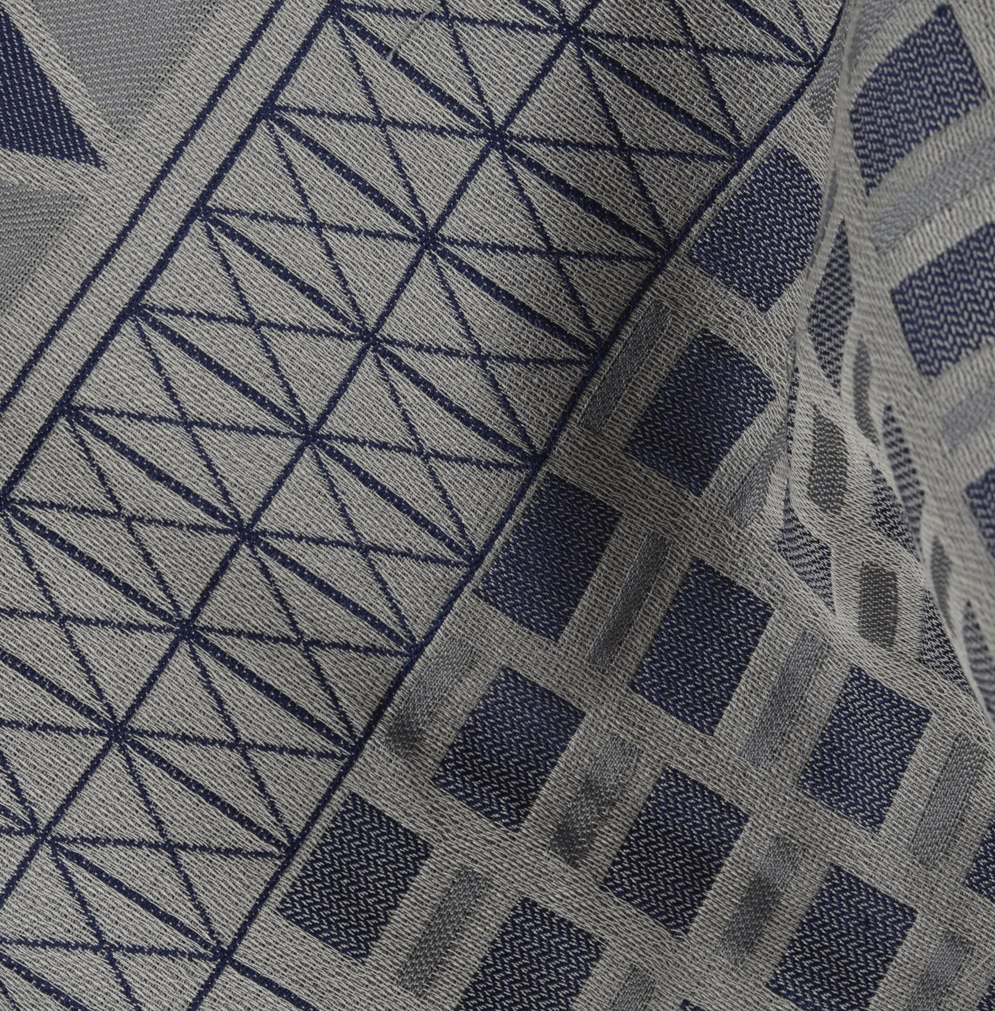 Cotton Jaquard weave inspired by pier structures