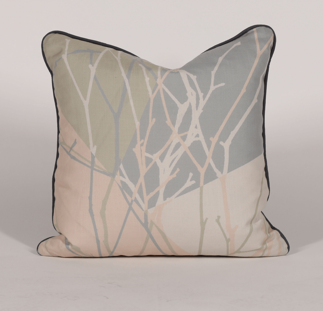 Geometric branches cushion