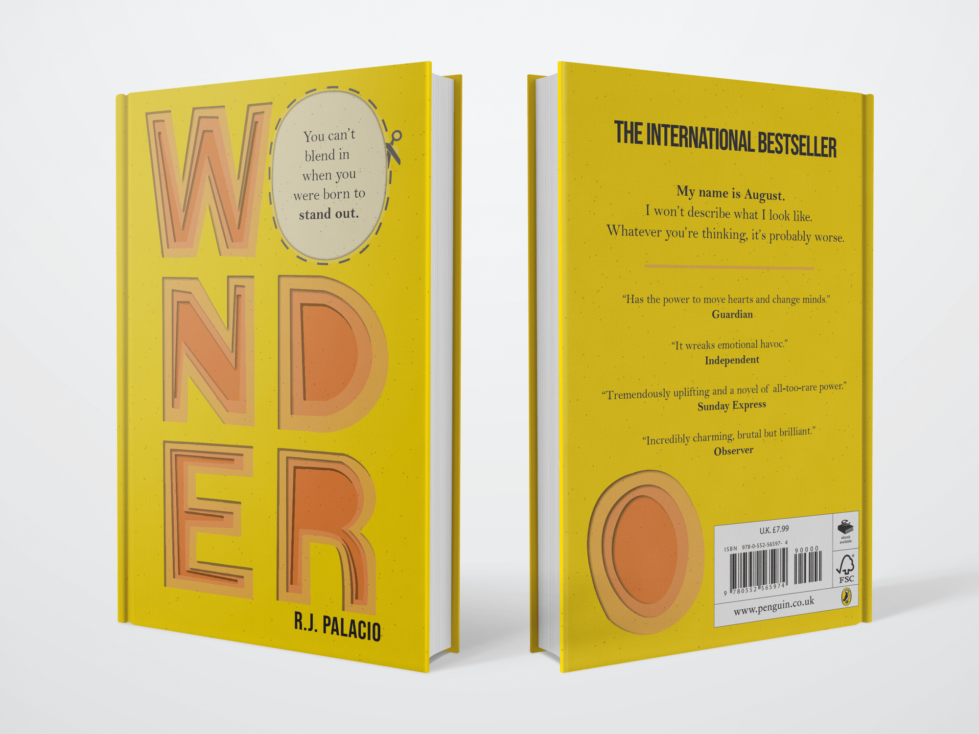 'Wonder' Book Cover Design