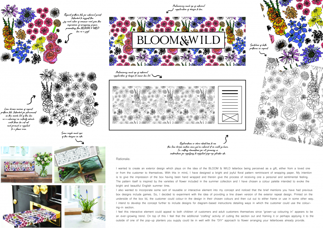 Bloom and Wild Mood board