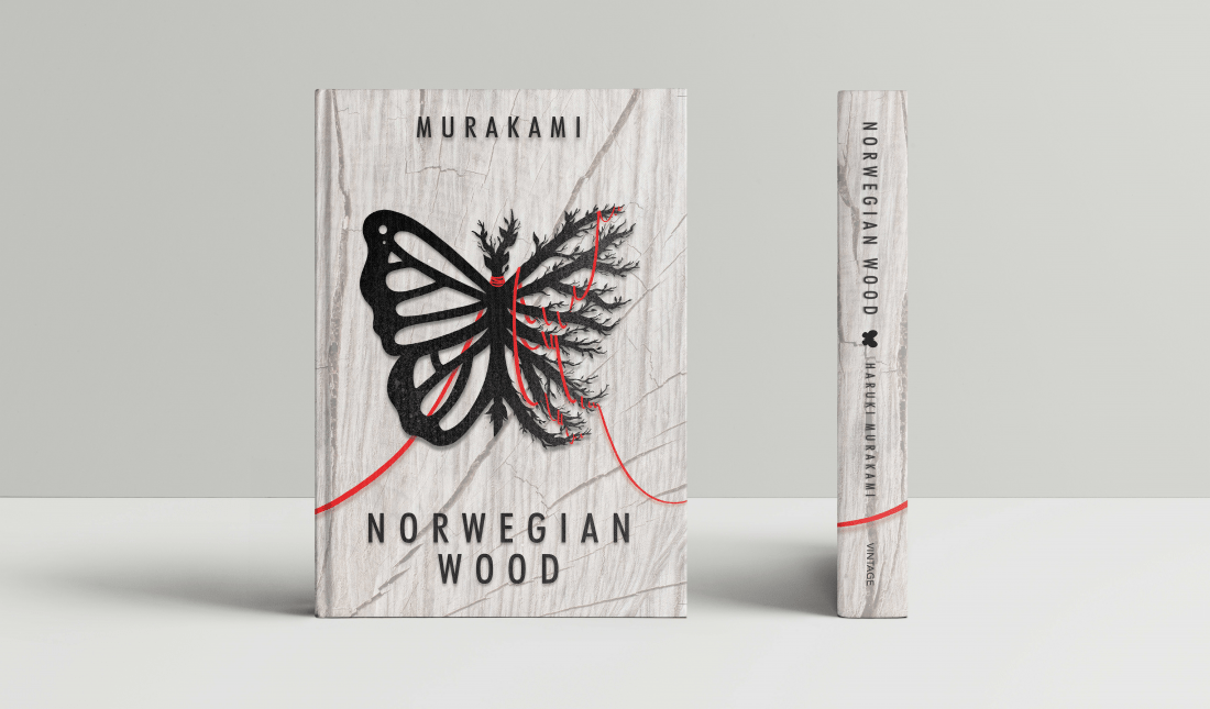 Norwegian Wood Book Cover Design
